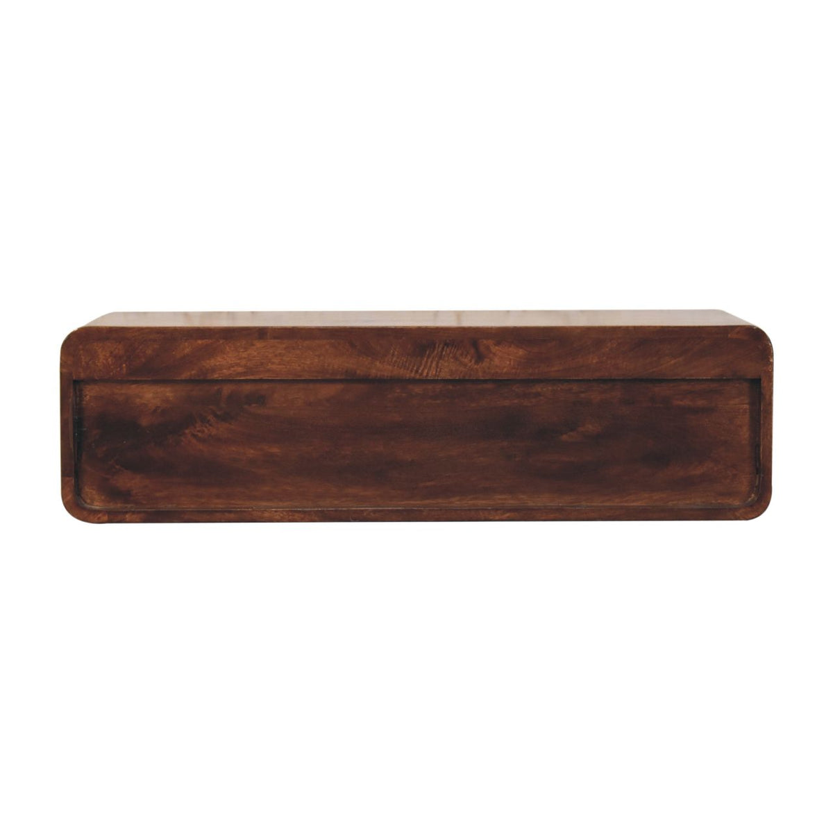 Walnut Open Floating 2 Console Table