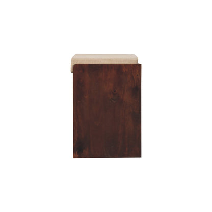 Montecito Walnut Shoe Storage Bench