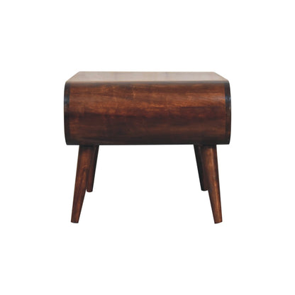 Lennox Walnut Open Shelf Coffee Table