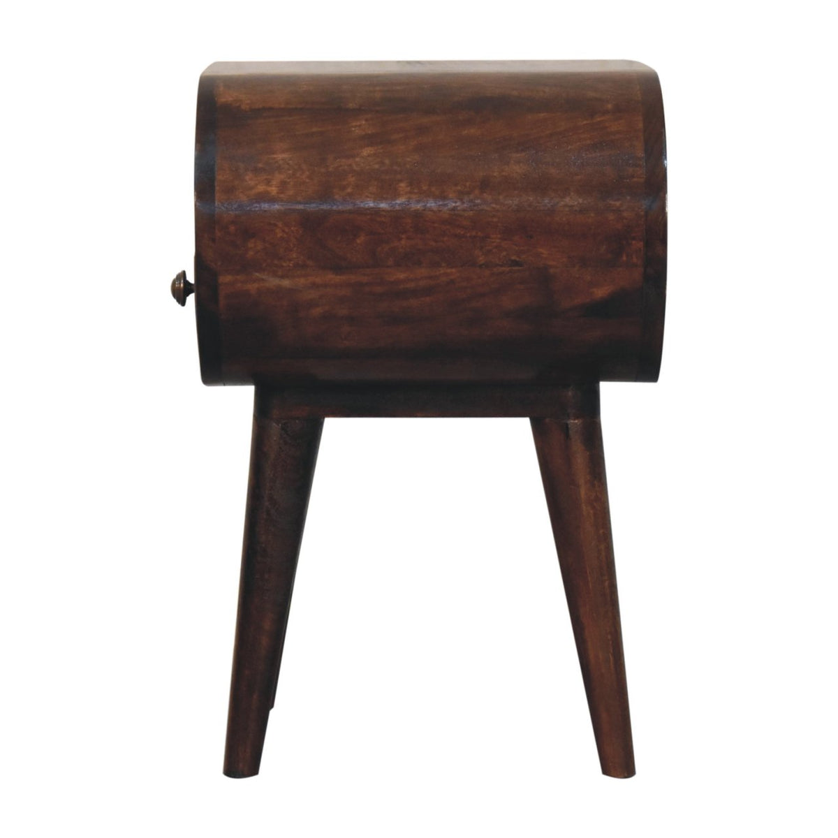Montecito Walnut Circular Nightstand