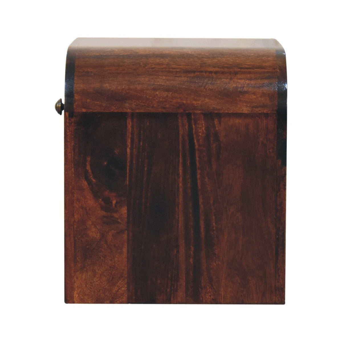 Berkshire Walnut Disc 1 Drawer Nightstand
