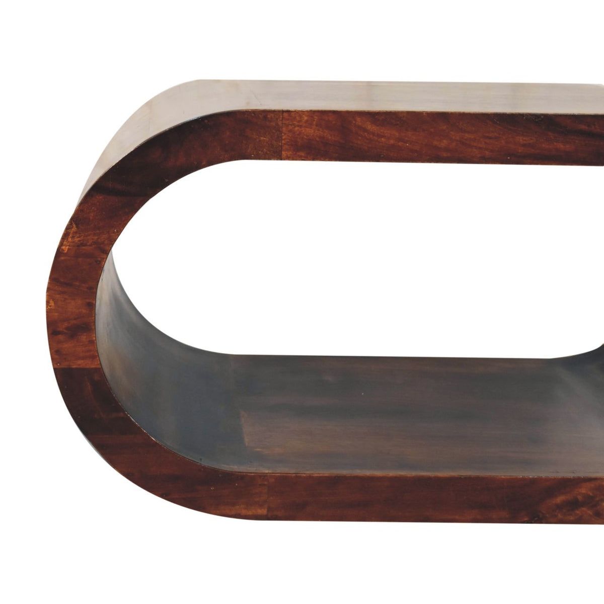 Lennox California Walnut Open Coffee Table