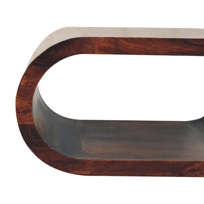 Lennox California Walnut Open Coffee Table