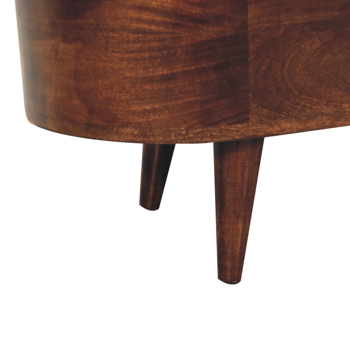 Montecito Walnut Curved Blanket Box