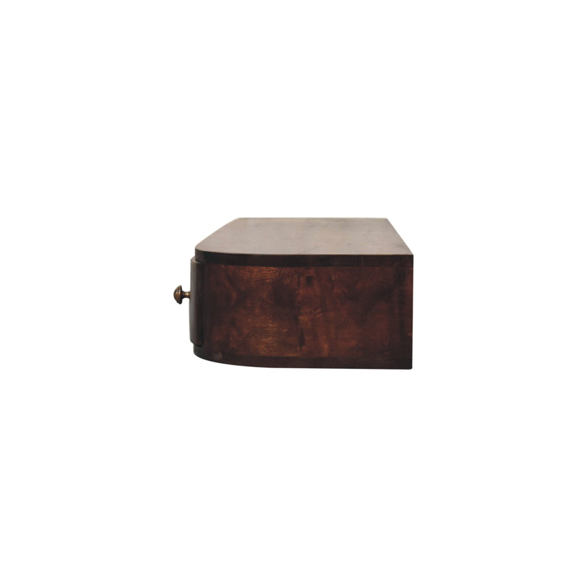 Arcadia Chestnut Curved Floating Console