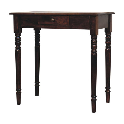 Charleston Walnut 1 Drawer Wood Writing Desk