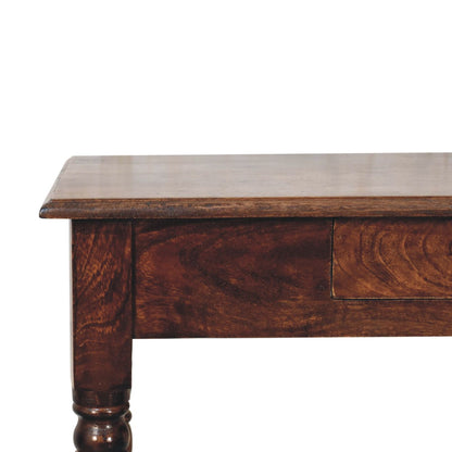 Charleston Walnut 1 Drawer Wood Writing Desk