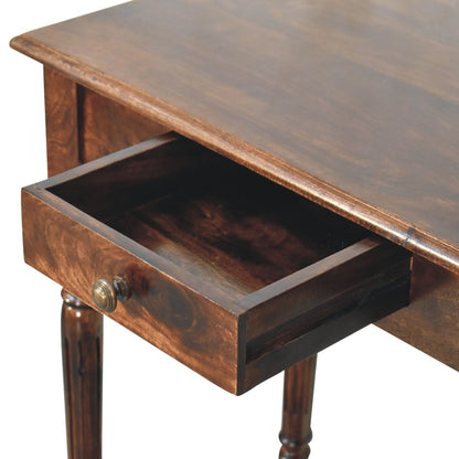 Charleston Walnut 1 Drawer Wood Writing Desk