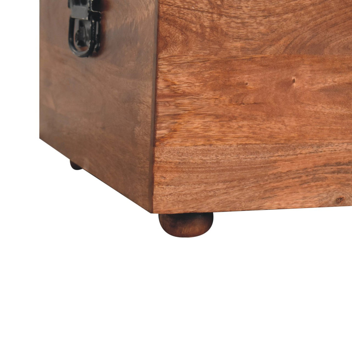 Sutton Buffalo Leather Honey Caramel Storage Trunk