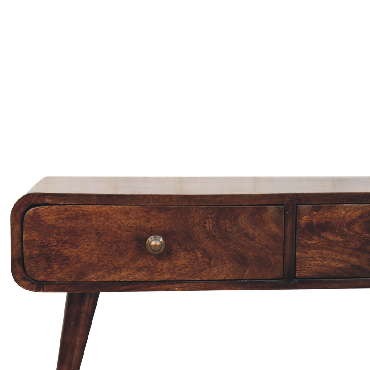 Nashville Walnut Curved Coffee Table