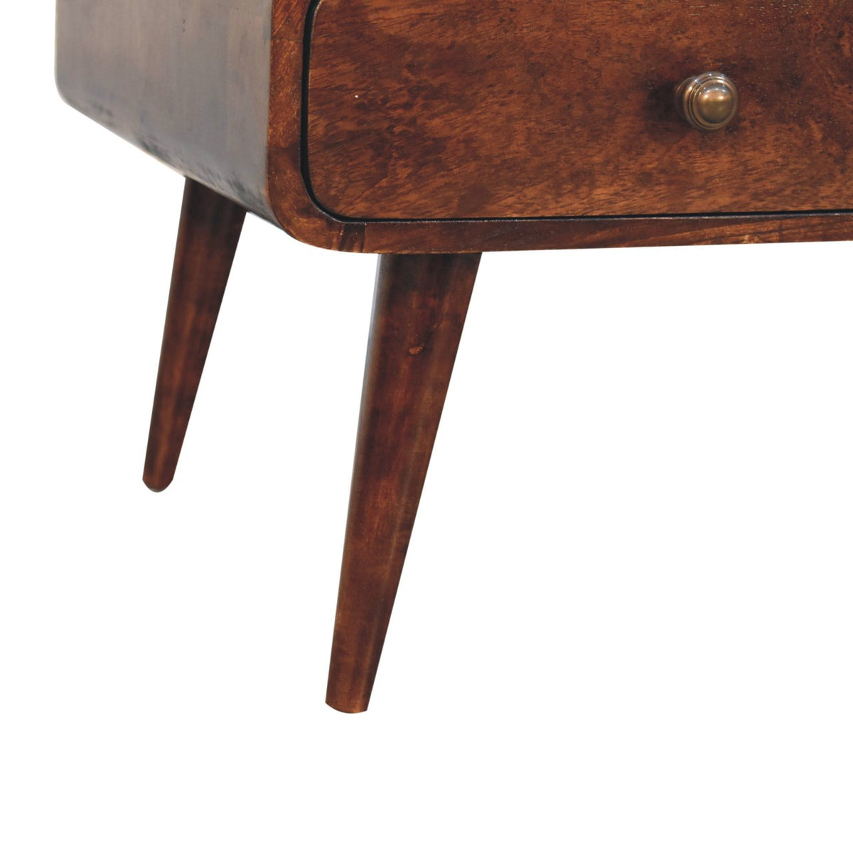 Nashville Walnut Curved Coffee Table