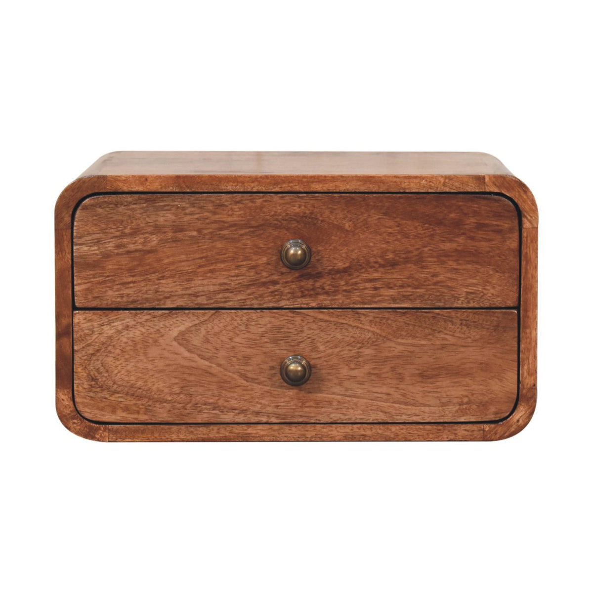 Carmel 2 Drawer Floating Wood Nightstand