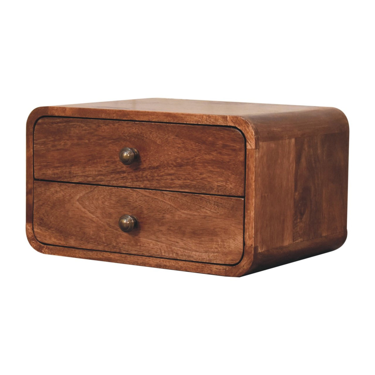 Carmel 2 Drawer Floating Wood Nightstand