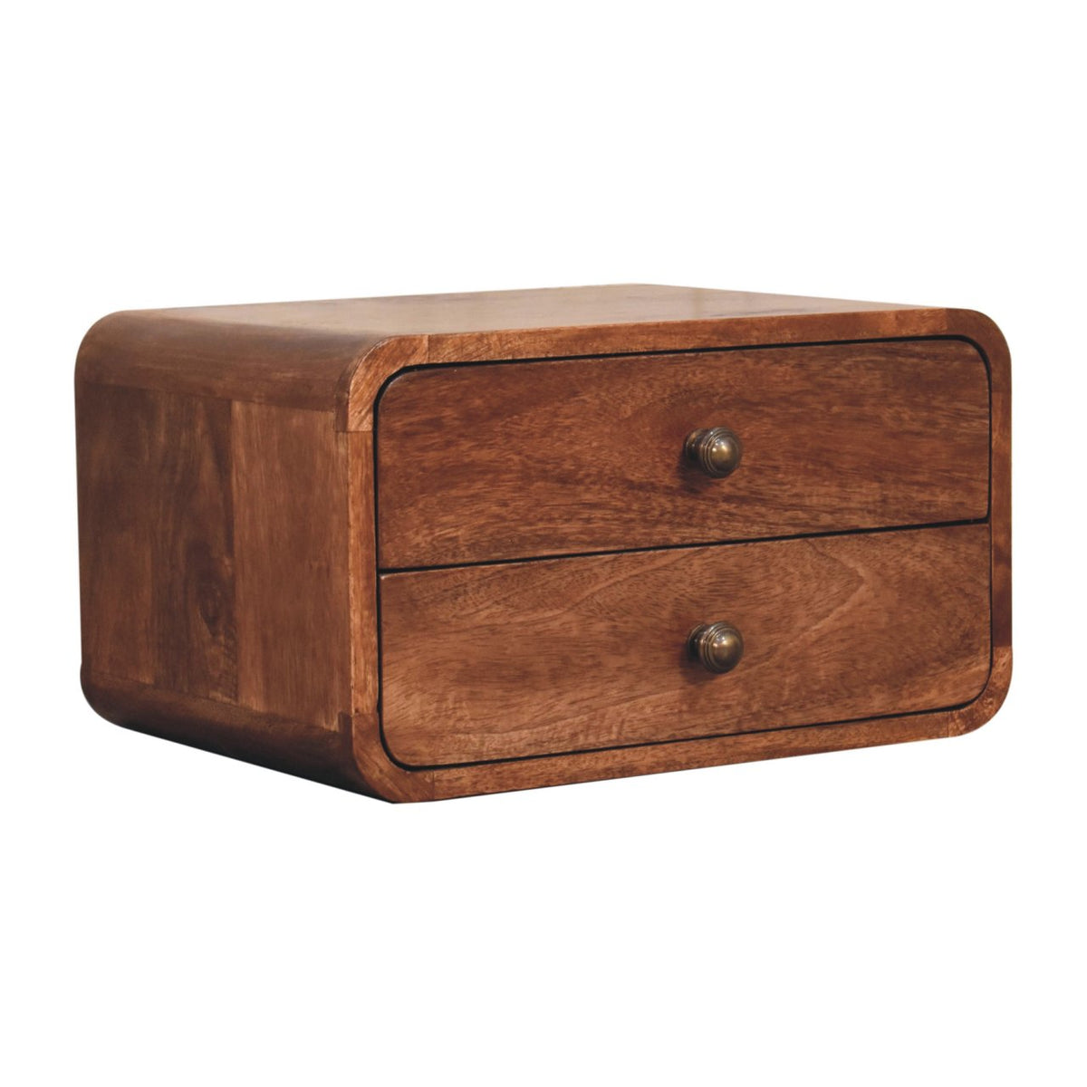 Carmel 2 Drawer Floating Wood Nightstand
