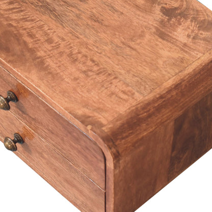Carmel 2 Drawer Floating Wood Nightstand