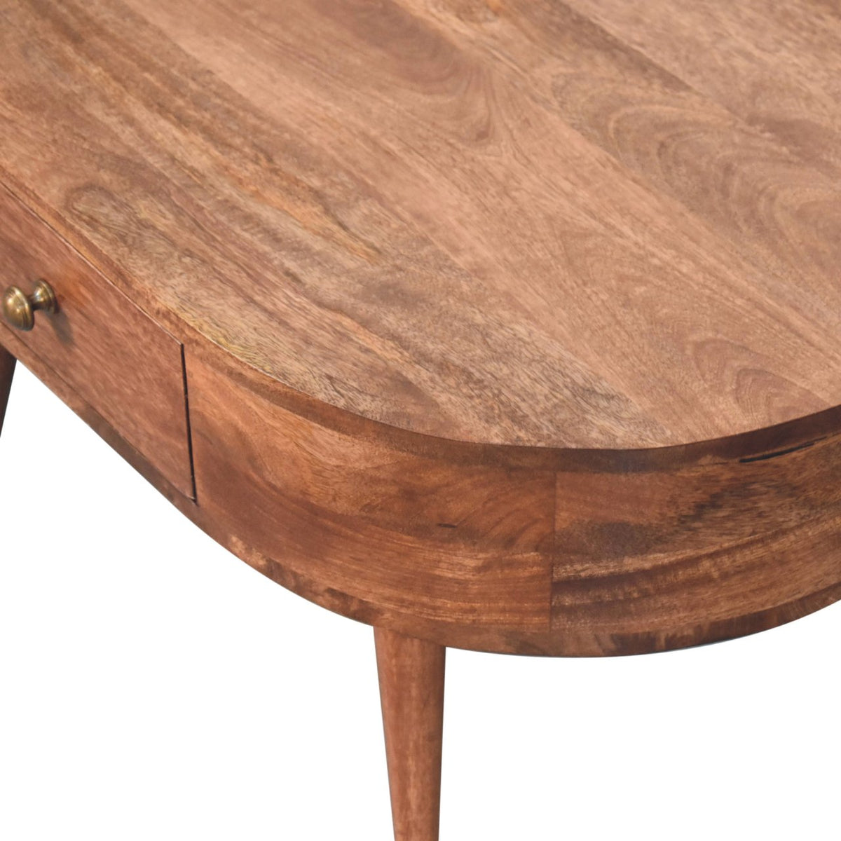 Carmel 2 Drawer Rounded Coffee Table