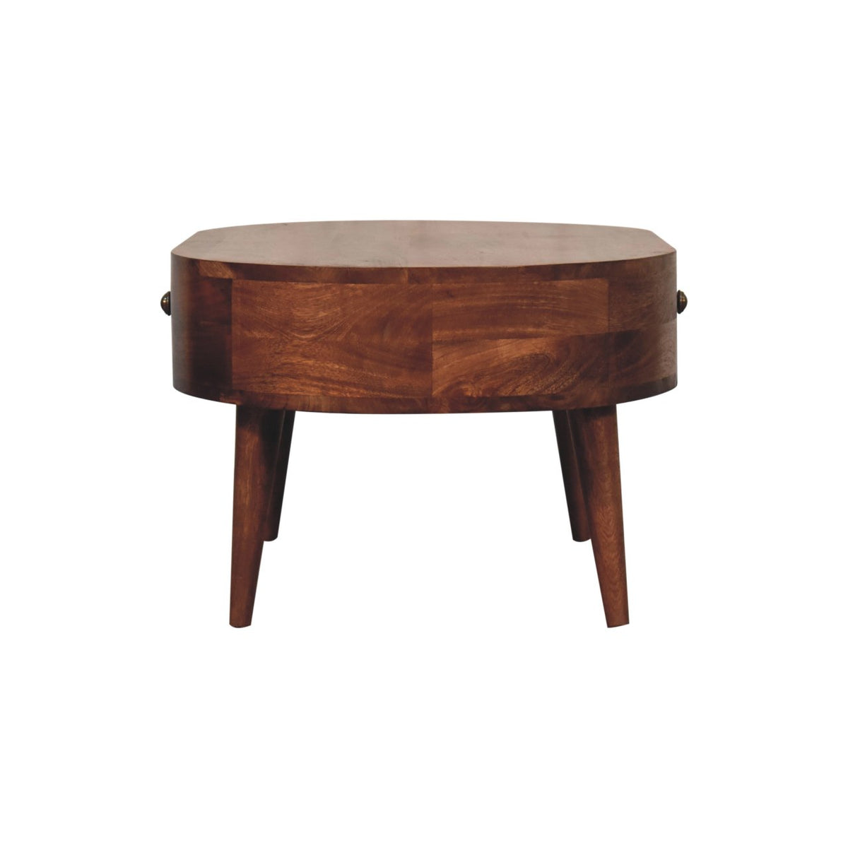Carmel 2 Drawer Rounded Coffee Table