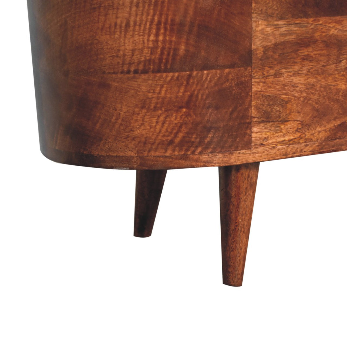 Carmel Rounded Solid Wood Blanket Box