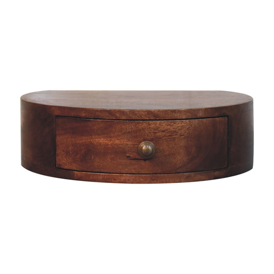 Carmel 1 Drawer Floating Rounded Bedside