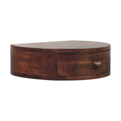 Carmel 1 Drawer Floating Rounded Bedside