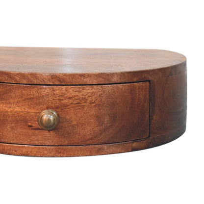 Carmel 1 Drawer Floating Rounded Bedside