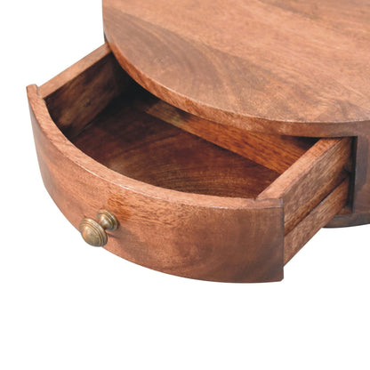 Carmel 1 Drawer Floating Rounded Bedside