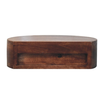 Carmel 1 Drawer Floating Rounded Bedside