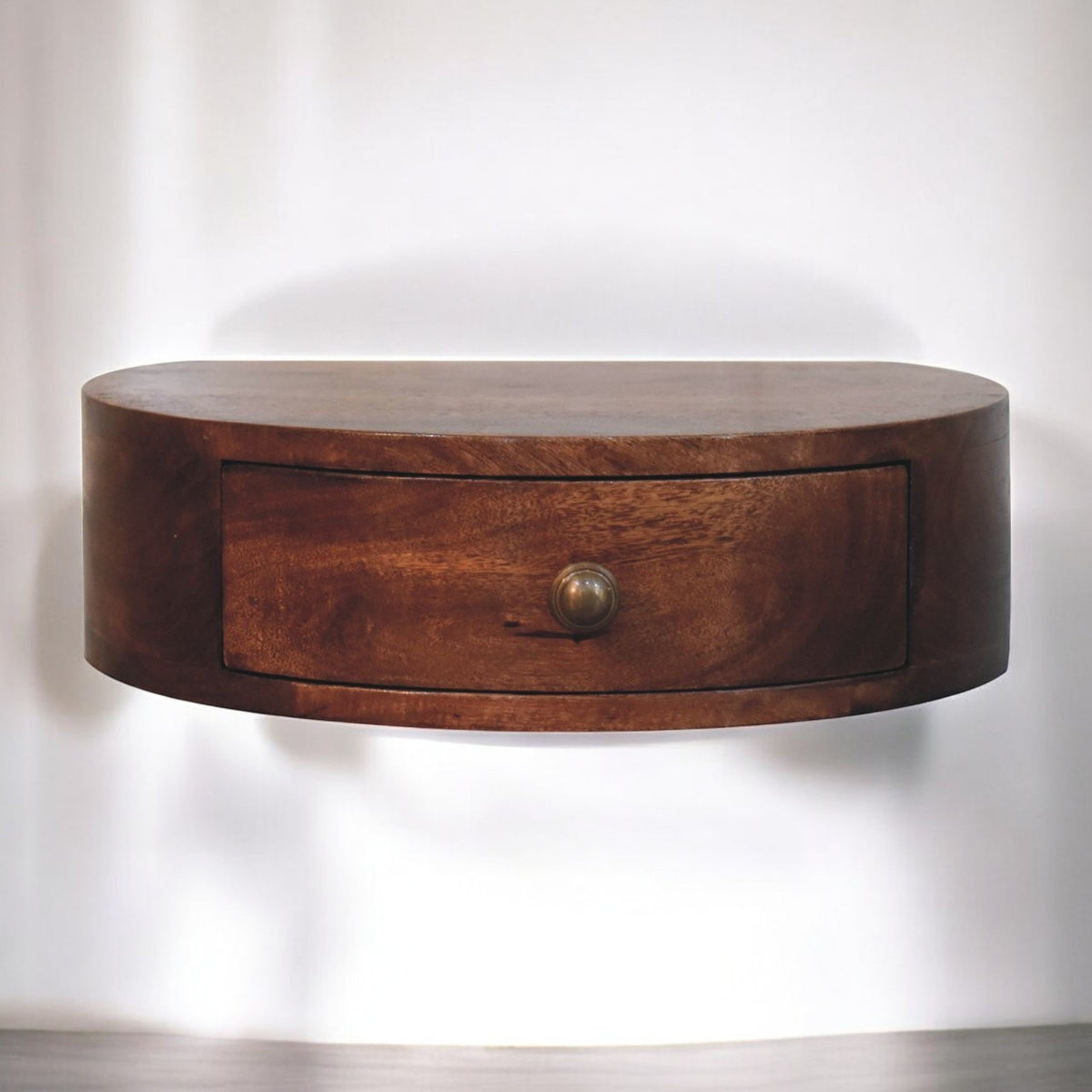 Carmel 1 Drawer Floating Rounded Bedside