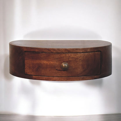 Carmel 1 Drawer Floating Rounded Bedside