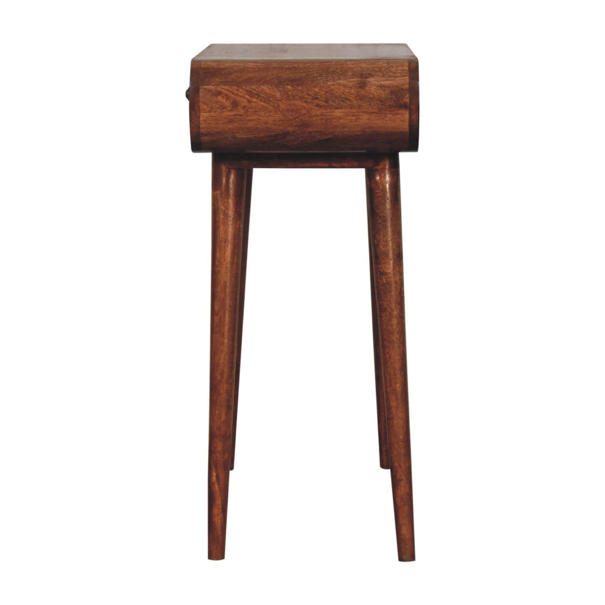 Small Honey Caramel Fold Top Dressing Vanity
