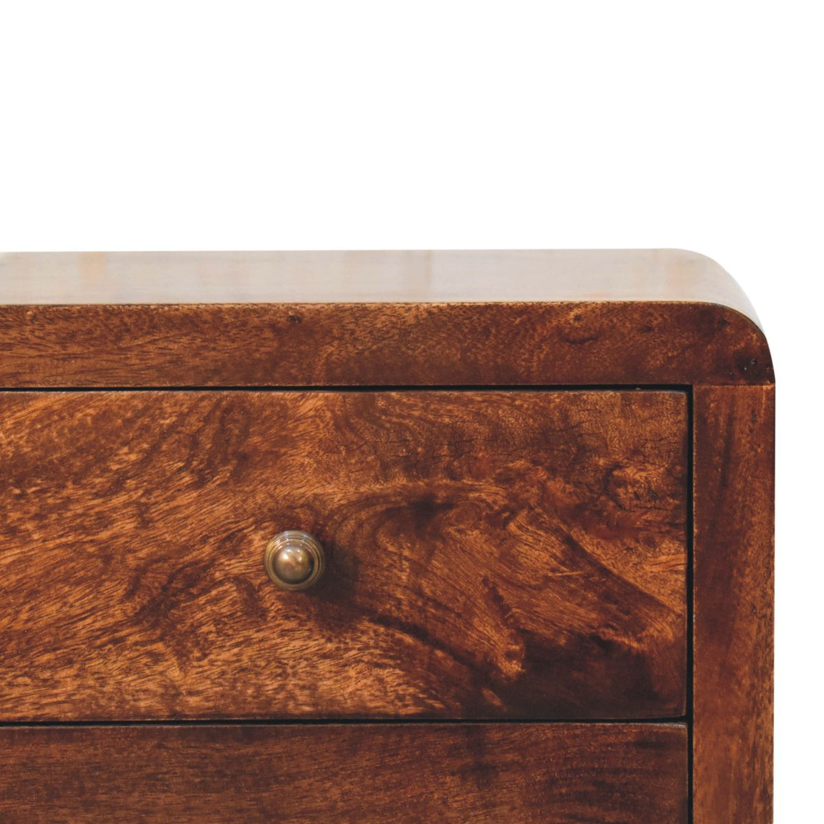 Montecito Walnut 3 Drawer Nightstand