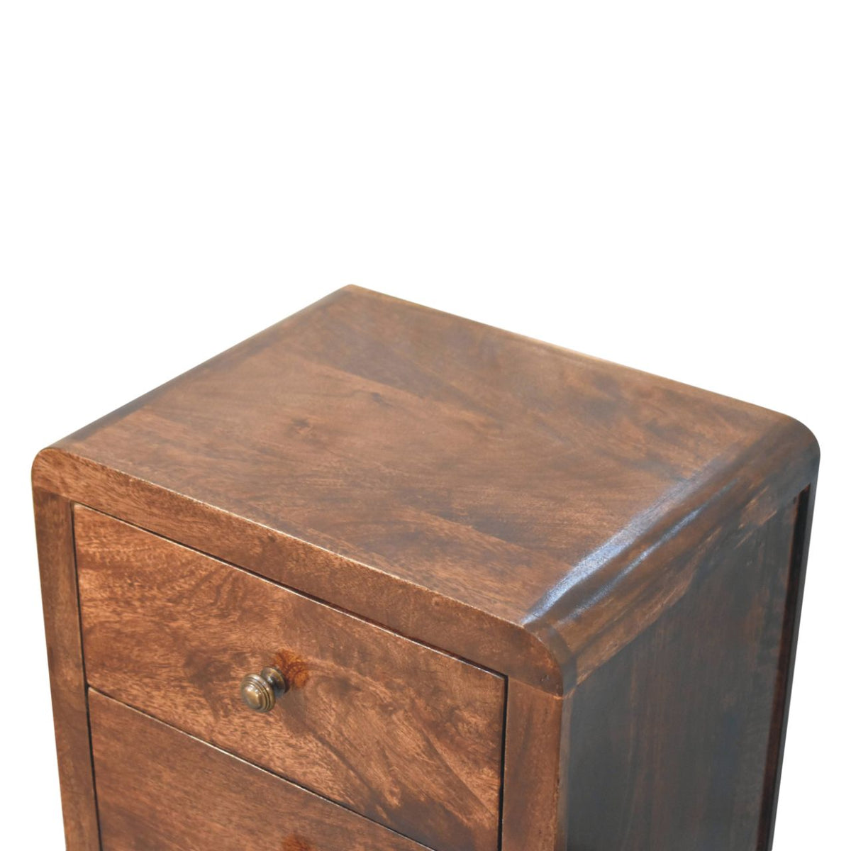 Montecito Walnut 3 Drawer Nightstand