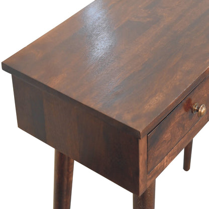 Montecito Walnut 2 Drawer Console Table