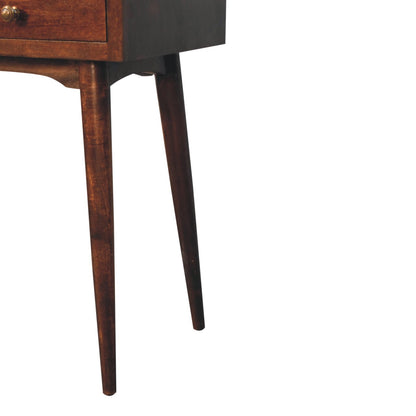 Montecito Walnut 2 Drawer Console Table