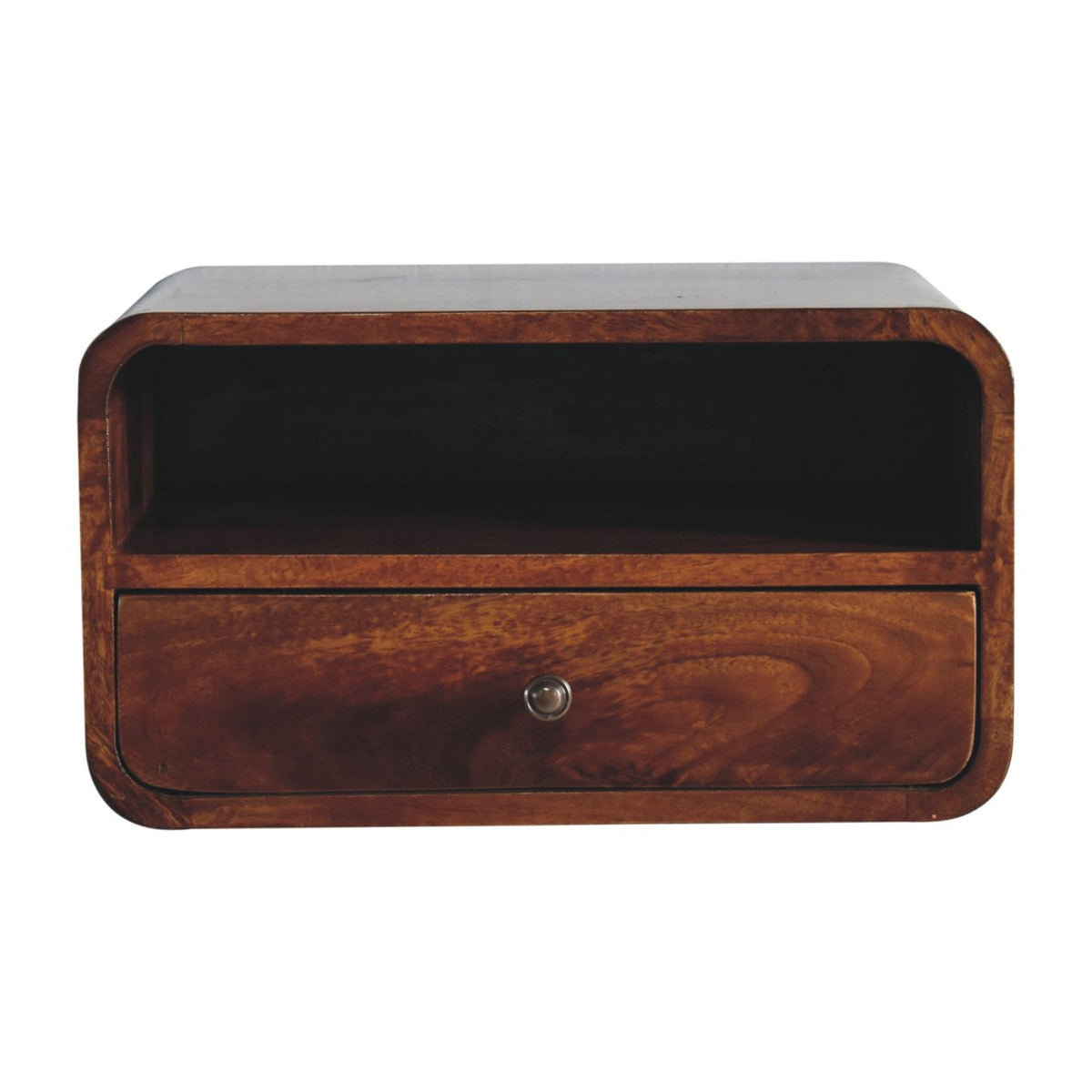 Chestnut Ridge Curved Floating Nightstand