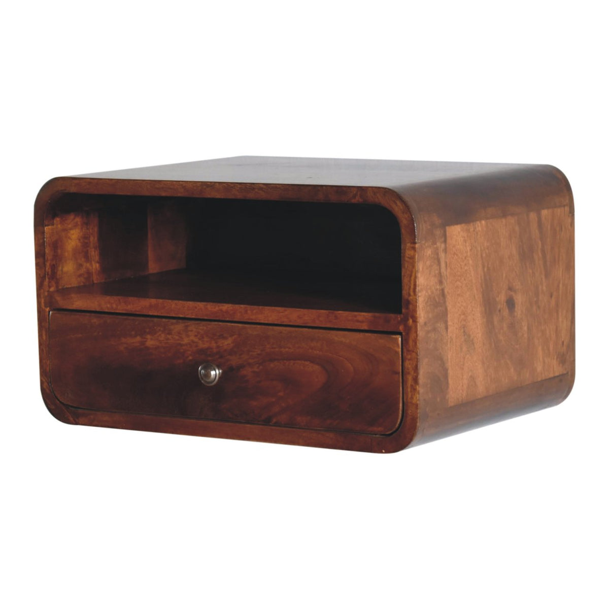 Chestnut Ridge Curved Floating Nightstand