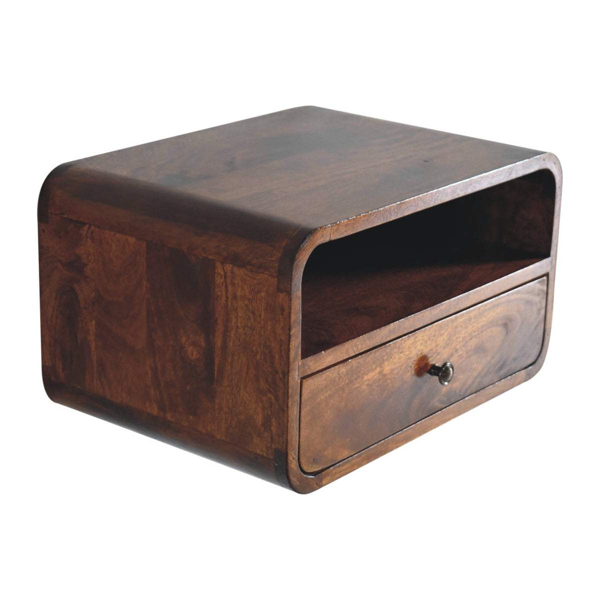 Chestnut Ridge Curved Floating Nightstand