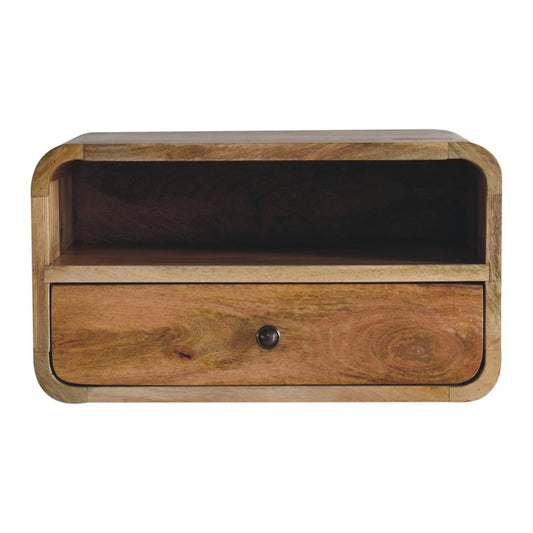 Nordic Oak 1 Drawer Floating Nightstand