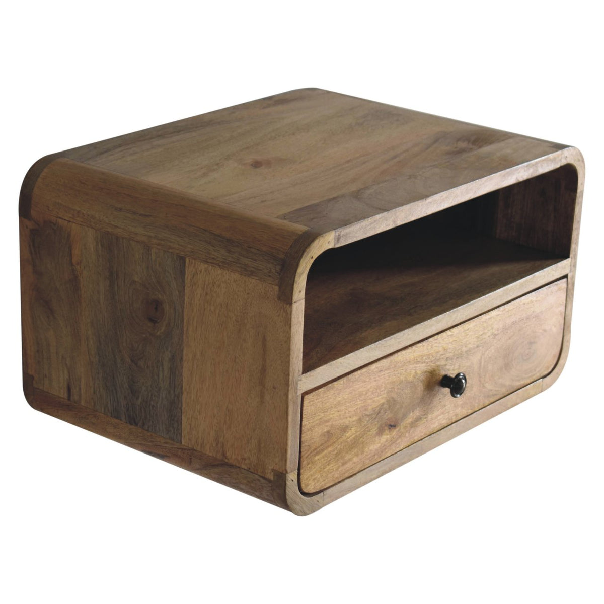 Nordic Oak 1 Drawer Floating Nightstand