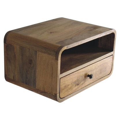 Nordic Oak 1 Drawer Floating Nightstand