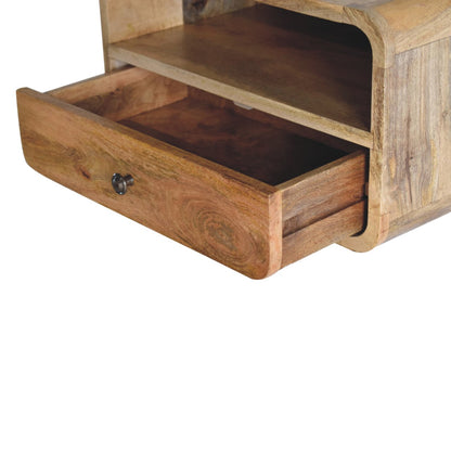 Nordic Oak 1 Drawer Floating Nightstand