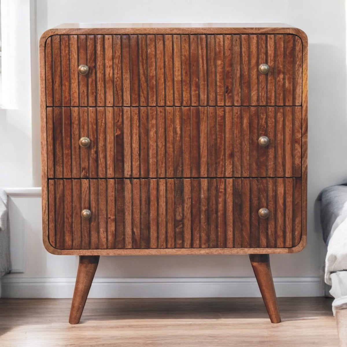 Highland Honey Caramel 3-Drawer Chest