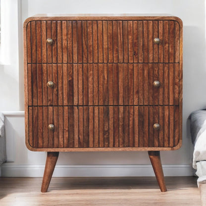 Highland Honey Caramel 3-Drawer Chest