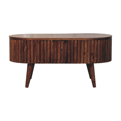 Carmel Mokka Solid Wood Coffee Table