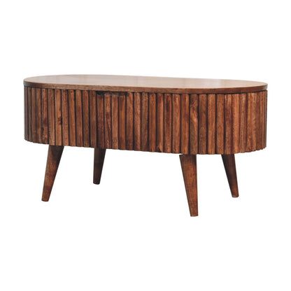 Carmel Mokka Solid Wood Coffee Table
