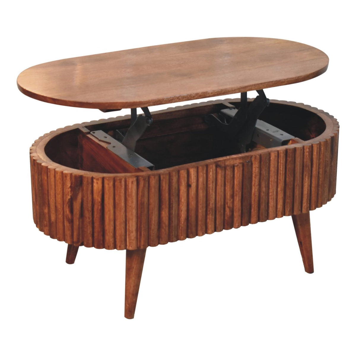 Carmel Mokka Solid Wood Coffee Table
