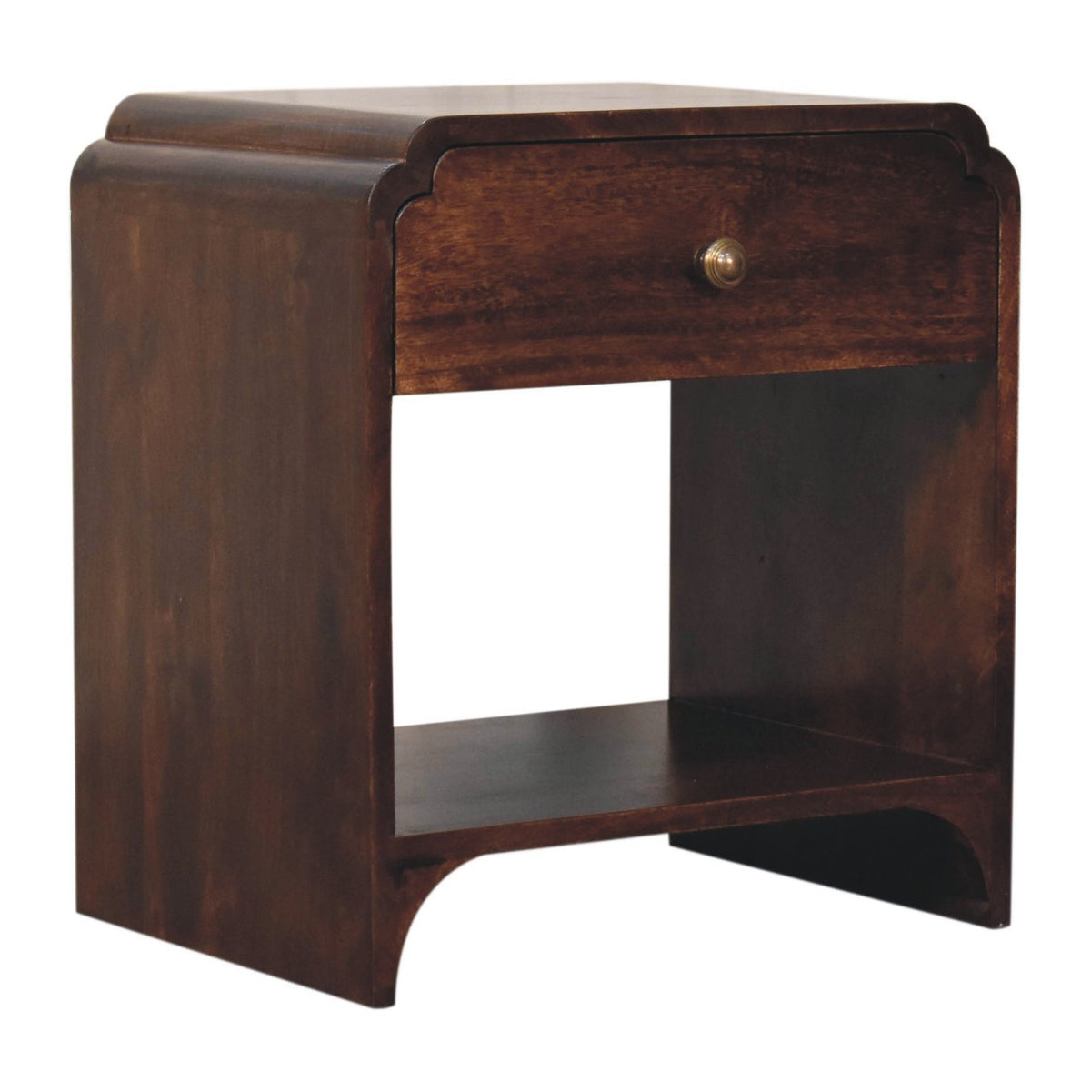 Ashland California Walnut 1-Drawer Bedside
