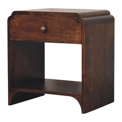 Ashland California Walnut 1-Drawer Bedside