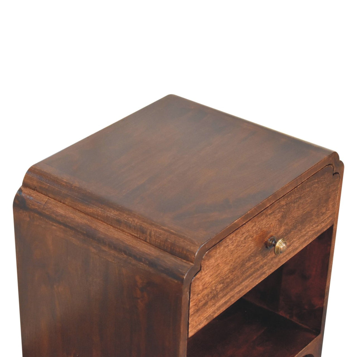 Ashland California Walnut 1-Drawer Bedside