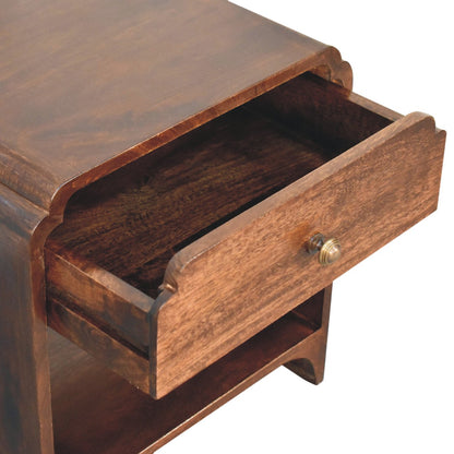 Ashland California Walnut 1-Drawer Bedside